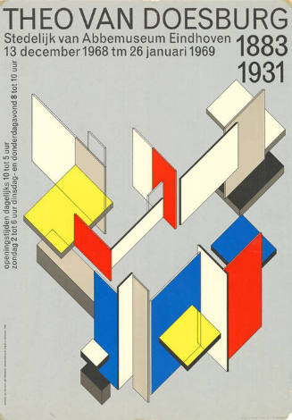 Theo van Doesburg, 1883-1931, Stedelijk van Abbemuseum Eindhoven