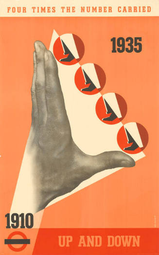 Four times the number carried, 1910, 1935, Up and Down