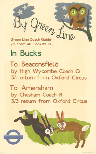 By Green Line, In Bucks, Green Line Coach Guide, To Beaconsfield by High Wycombe Coach Q, To Amersham by Chesham Coach R