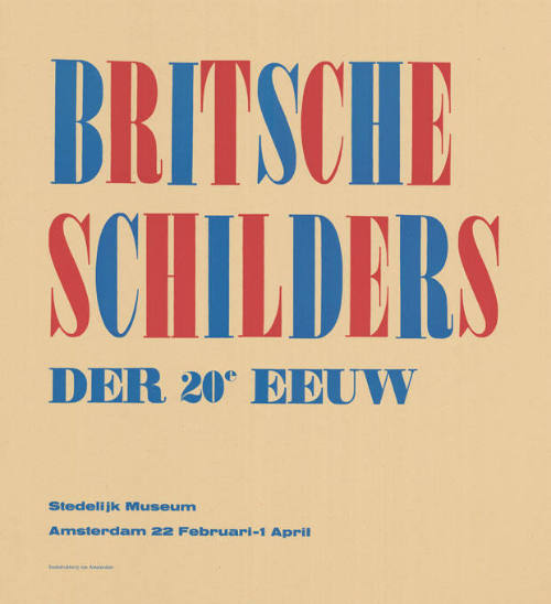 Britische Schilders der 20e eeuw, Stedelijk Museum Amsterdam