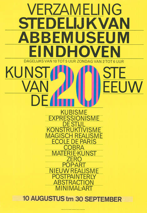 Kunst van de 20ste eeuw, Verzameling, Stedelijk van Abbemuseum Eindhoven