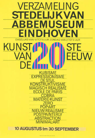 Kunst van de 20ste eeuw, Verzameling, Stedelijk van Abbemuseum Eindhoven