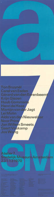 Atelier 7, Stedelijk Museum Amsterdam