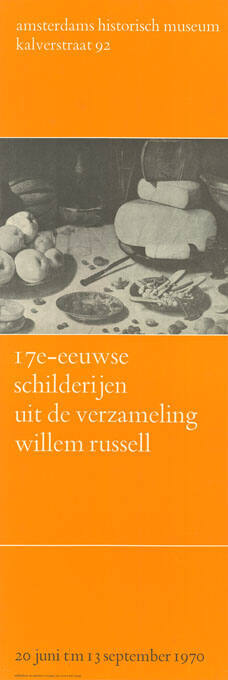 17e-eeuwse schilderijen uit de verzameling Willem Russell, Amsterdams Historisch Museum