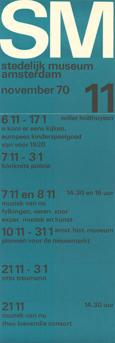 November 70, Stedelijk Museum Amsterdam