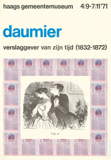 Daumier, Verslaggever van zijn tijd (1832–1872), Haags Gemeentemuseum, Den Haag