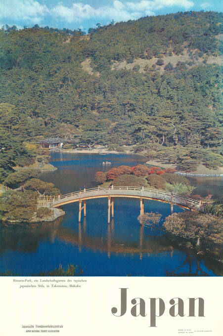 Japan, Ritsurin-Park, ein Landschaftsgarten des typischen japanischen Stils, in Takamatsu, Shikoku