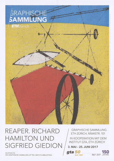 Reaper. Richard Hamilton und Siegfried Giedion, Graphische Sammlung, ETH Zürich