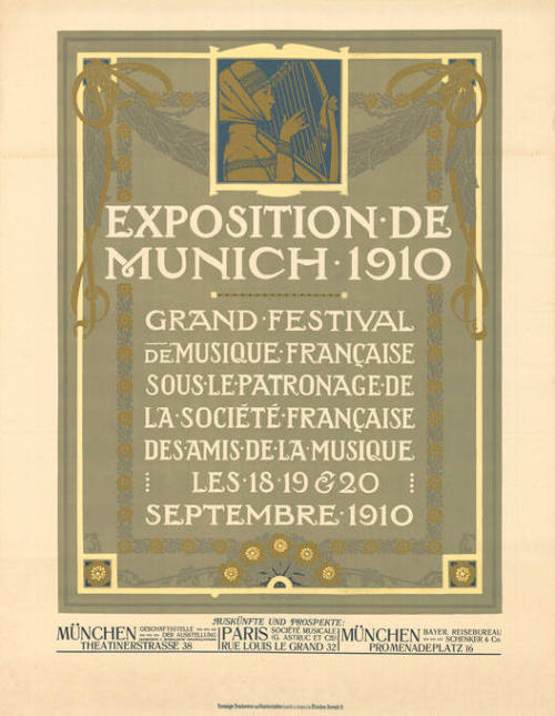 Exposition de Munich 1910, Grand Festival de Musique Française