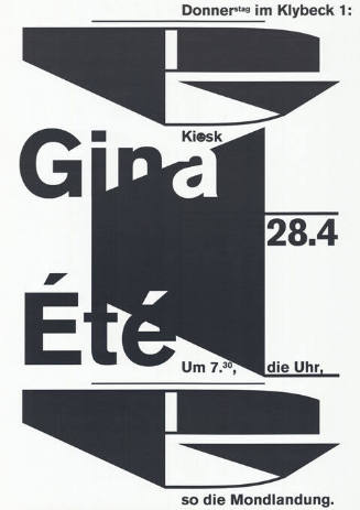 Gina Été, Kiosk