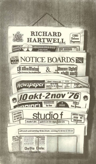 Richard Hartwell, Notice Boards, Studio f, Ulm