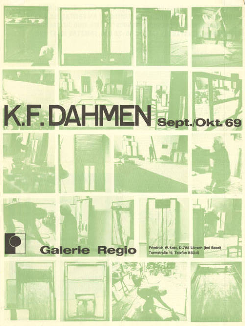 K. F. Dahmen, Galerie Regio, Lörrach