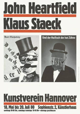 John Heartfield, Klaus Staeck, Kunstverein Hannover