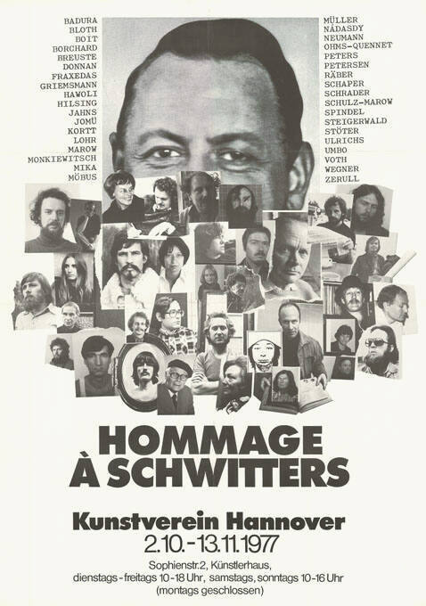 Hommage à Schwitters, Kunstverein Hannover