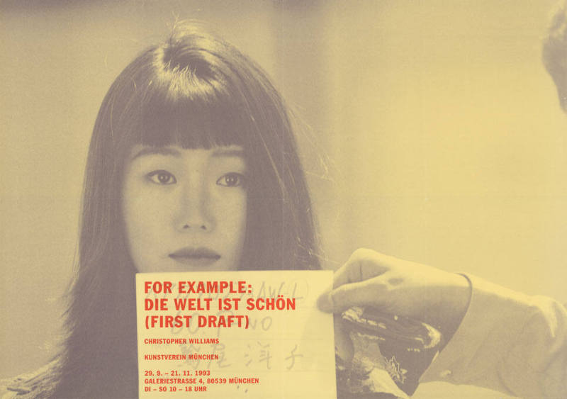 Christopher Williams, For Example: Die Welt ist schön (First Draft), Kunstverein München