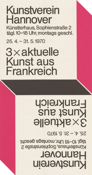 Kunstverein Hannover, 3 × aktuelle Kunst aus Frankreich