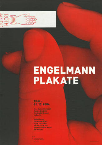 Engelmann, Plakate, Kulturforum Potsdamer Platz