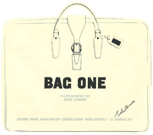 Bag One,14 Lithographien von John Lennon, Denise René Hans Mayer, Düsseldorf