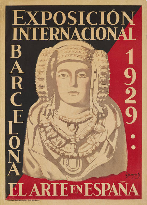 Exposicion Internacional, Barcelona 192, El Arte en España