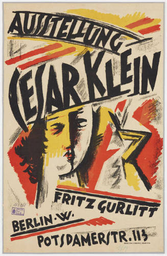 Ausstellung Cesar Klein, Fritz Gurlitt, Berlin W