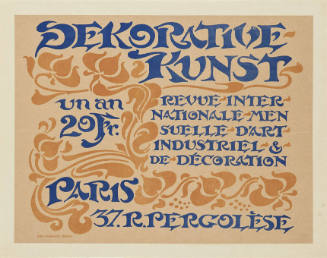 Dekorative Kunst, Revue internationale mensuelle d’art industriel & de décoration, Paris