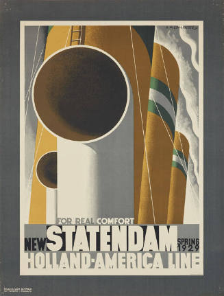 For real comfort, New Statendam, Spring 1929, Holland-America Line