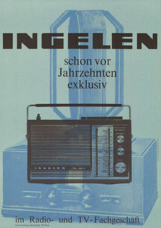 Ingelen schon vor Jahrzehnten exclusiv, im Radio- und TV-Fachgeschäft