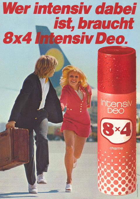 Wer intensiv dabei ist, braucht 8x4 Intensiv Deo.