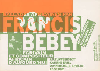 Francis Bebey, Kulturwerkstatt Kaserne Basel