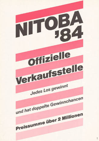 Nitoba ’84, Offizielle Verkaufsstelle