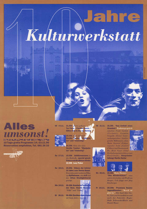 10 Jahre Kulturwerkstatt, Alles umsonst!