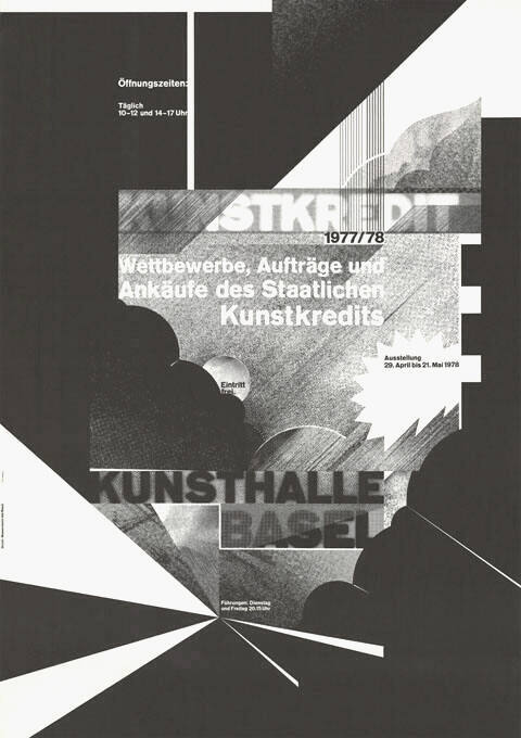 Kunstkredit 1977/78, Kunsthalle Basel