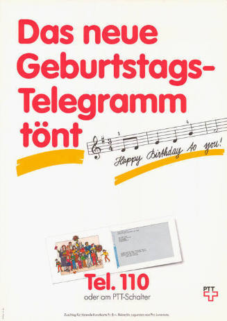 Das neue Geburtstags-Telegramm tönt