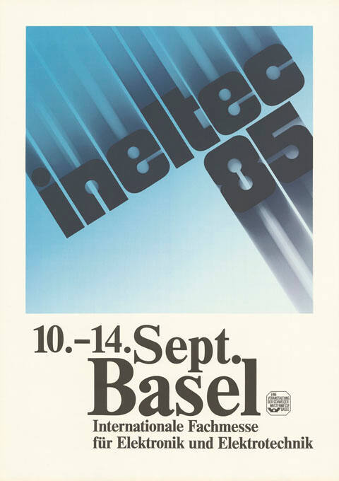 Ineltec 85, Fachmesse für industrielle Elektronik, Elektro- und Installationstechnik, 10.-14. Sept. Basel