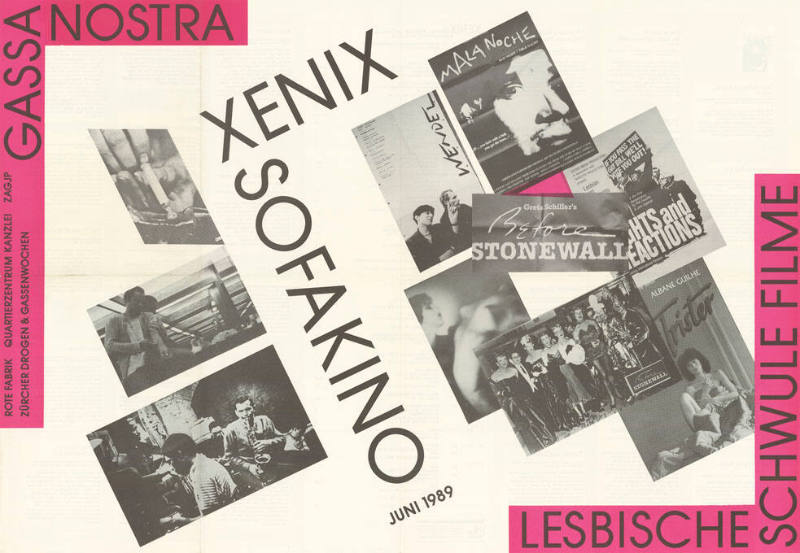 Gassa Nostra, Lesbische, schwule Filme, Xenix Sofakino