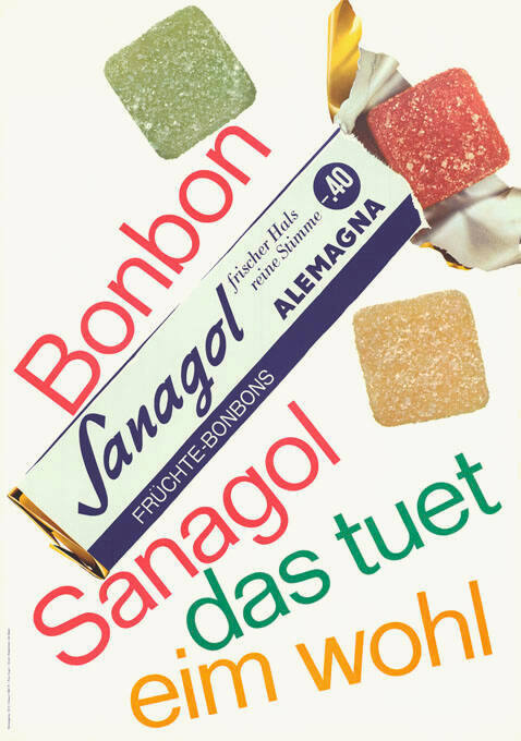 Bonbon Sanagol das tuet eim wohl