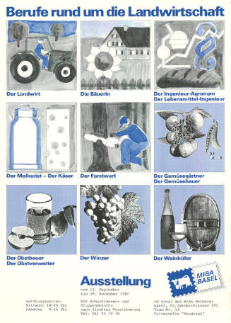 Berufe rund um die Landwirtschaft, Ausstellung, MIBA, Basel