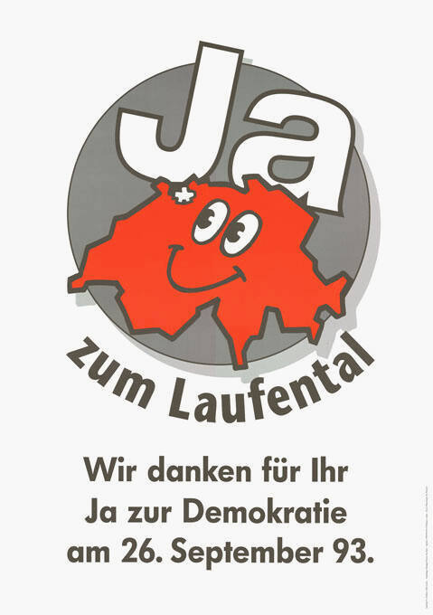 Ja zum Laufental, Wir danken für Ihr Ja zur Demokratie