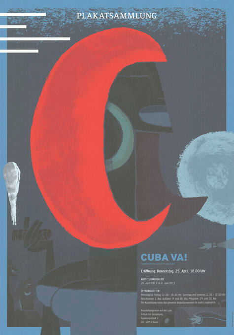 Cuba va! Graphikdesign zum Film aus Kuba, Plakatsammlung, Ausstellungsraum auf der Lyss