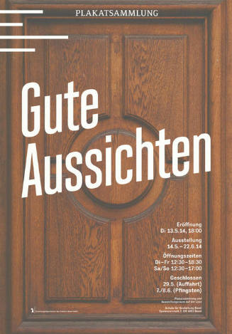 Gute Aussichten, Plakatsammlung, Ausstellungsraum auf der Lyss