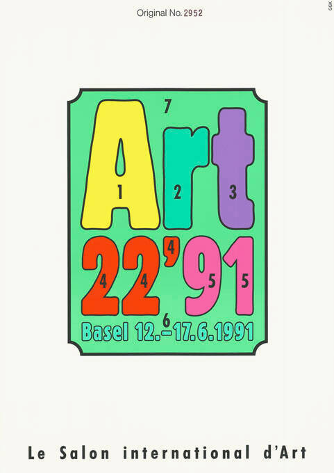 Art 22’91, Basel, Le Salon International d’Art