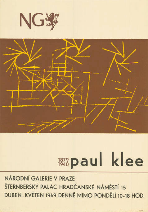 Paul Klee, 1879–1940, Národní Galerie v Praze