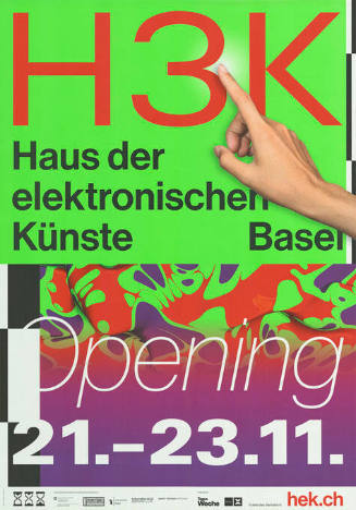 H3K, Haus der elektronischen Künste Basel, Opening