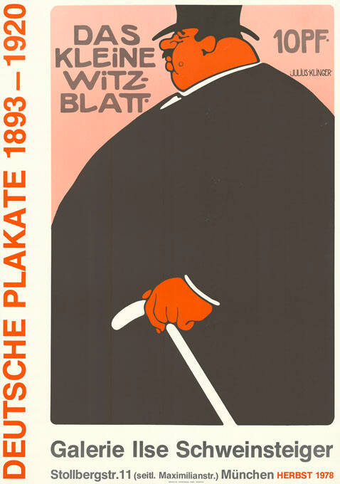 Deutsche Plakate 1893–1920, Galerie Ilse Schweinsteiger, München