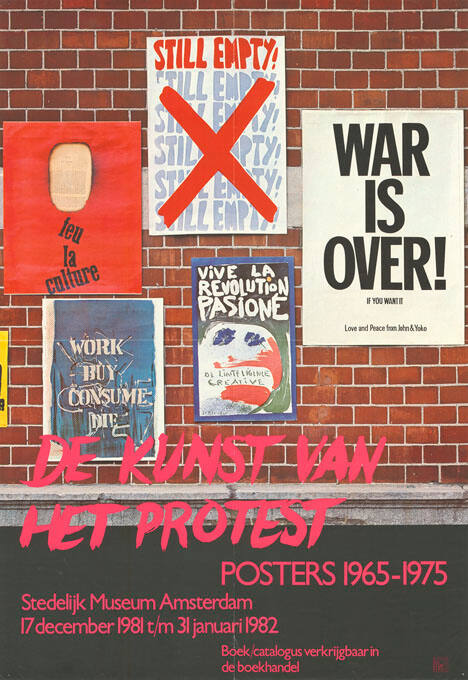 De kunst von het protest, Posters 1965–1975, Stedelijk Museum Amsterdam