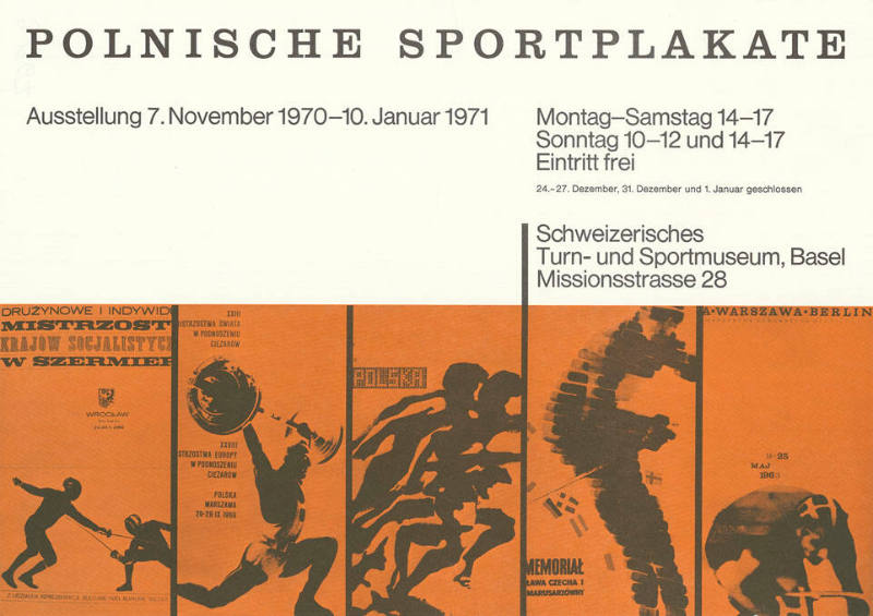 Polnische Sportplakate, Schweizerisches Turn- und Sportmuseum, Basel