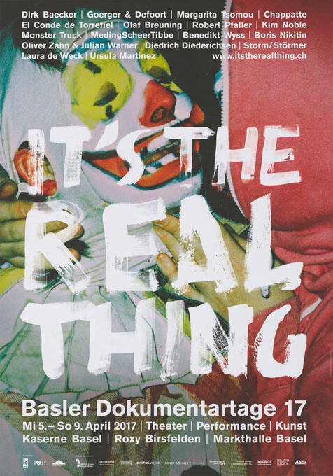 It’s the real thing, Basler Dokumentartage 17, Kaserne Basel, Roxy Birsfelden, Markthalle Basel