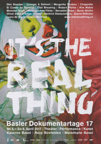 It’s the real thing, Basler Dokumentartage 17, Kaserne Basel, Roxy Birsfelden, Markthalle Basel