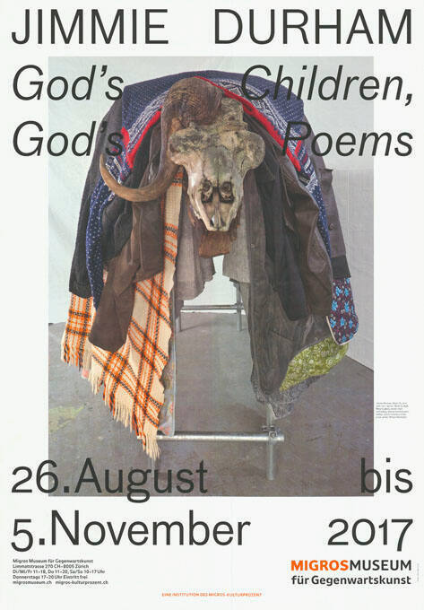 Jimmie Durham, God’s Children, God’s Poems, Migros Museum für Gegenwartskunst