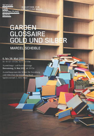 Garden Glossaire, Gold und Silber, Marcel Scheible, Schule für Gestaltung Basel, Bibliothek für Gestaltung Basel